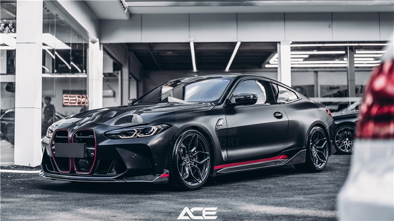 2021-2023 BMW G80 M3 G82 M4 CSL Style Front Lip Dry Carbon Fiber