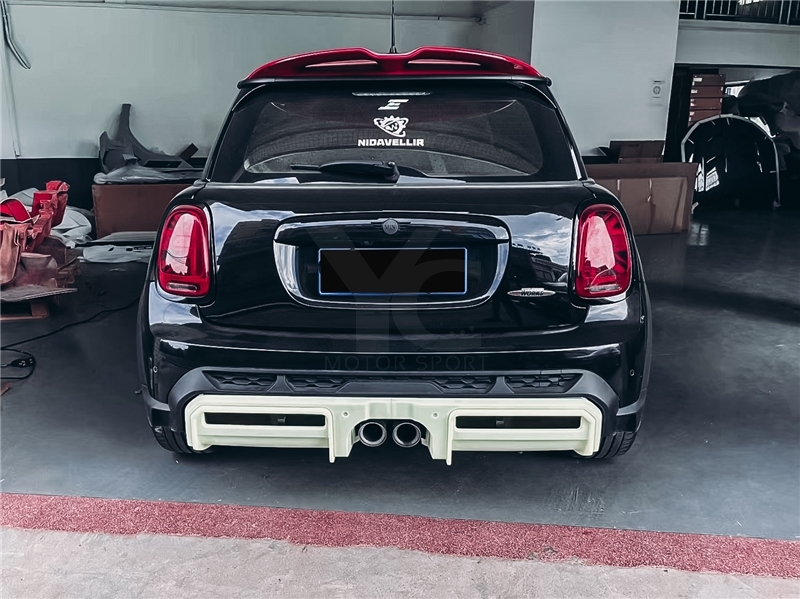 2022-2023 MINI F56 JCW Duell AG Design Style Rear Diffuser Carbon Fiber