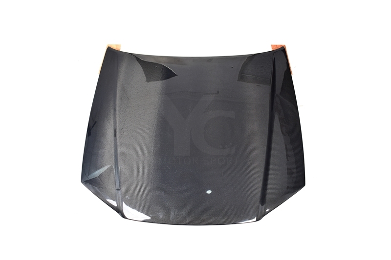 1999-2002 Nissan Skyline R34 GTT 2D 4D GTR-Style Hood Bonnet without Duct Carbon Fiber