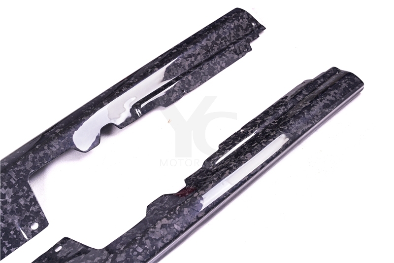 2017-2020 Ferrari 812 Superfast OEM Style Side Skirt Underboard Dry Carbon Fiber Forged Carbon