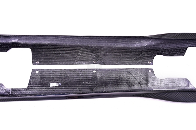 2017-2020 Ferrari 812 Superfast OEM Style Side Skirt Underboard Dry Carbon Fiber