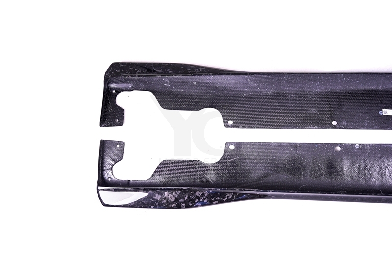 2017-2020 Ferrari 812 Superfast OEM Style Side Skirt Underboard Dry Carbon Fiber Forged Carbon