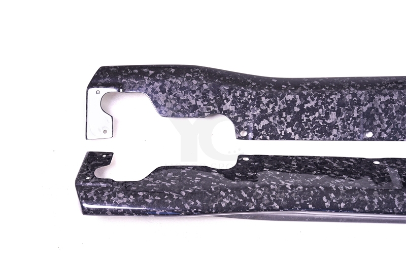 2017-2020 Ferrari 812 Superfast OEM Style Side Skirt Underboard Dry Carbon Fiber Forged Carbon