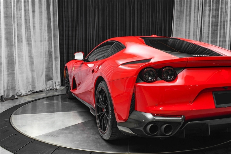 2017-2020 Ferrari 812 Superfast OEM Style Side Skirt Underboard Dry Carbon Fiber