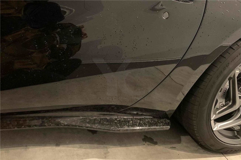 2017-2020 Ferrari 812 Superfast OEM Style Side Skirt Underboard Dry Carbon Fiber Forged Carbon