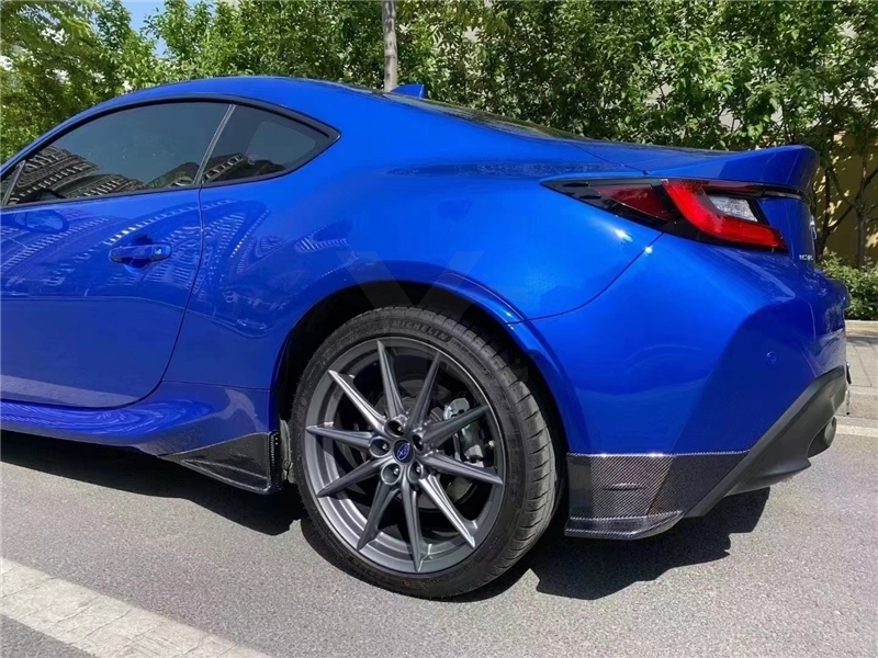 2022-2023 Toyota GR86 ZN8 Subaru BRZ ZC8 STI Style  Side Skirt Spats Carbon Fiber