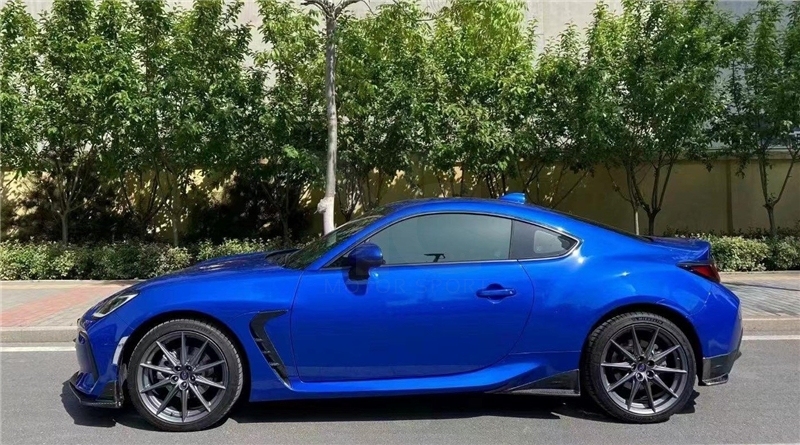 2022-2023 Toyota GR86 ZN8 Subaru BRZ ZC8 STI Style  Side Skirt Spats Carbon Fiber