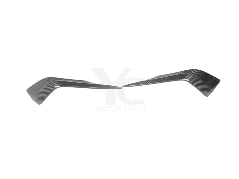 2020-2023 Maserati MC20 NVT Style Front Bumper Attachment Dry Carbon Fiber