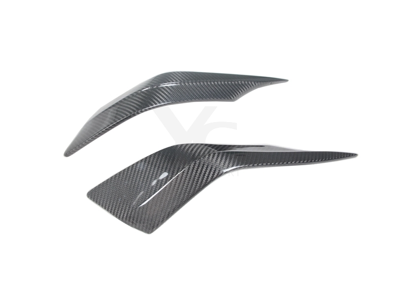 2020-2023 Maserati MC20 NVT Style Front Bumper Attachment Dry Carbon Fiber