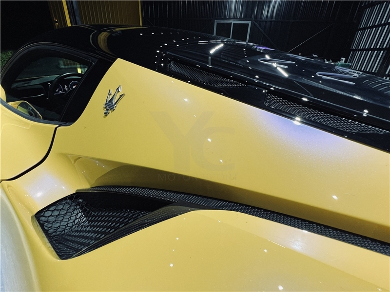 2020-2023 Maserati MC20 NVT Style  Air Guide Cover Dry Carbon Fiber