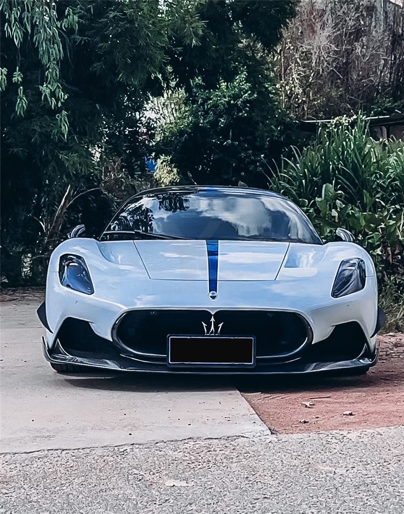 2020-2023 Maserati MC20 Seven Design  Style Front Lip Dry Carbon Fiber