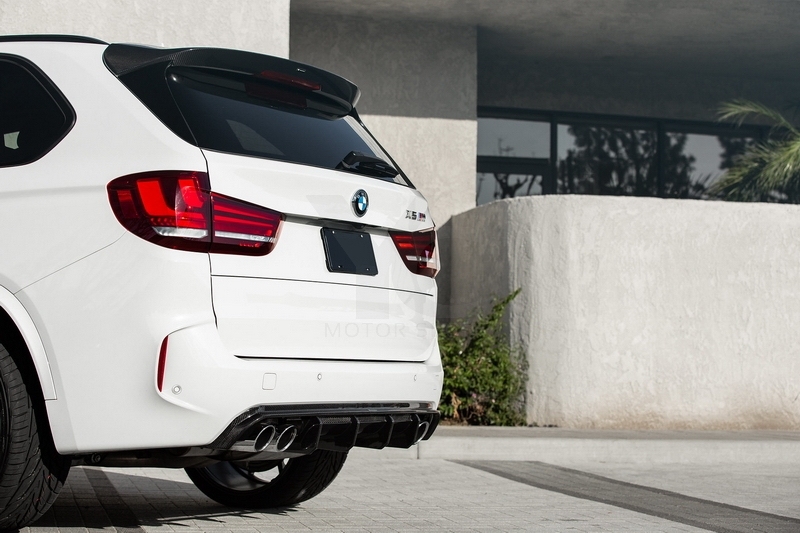 2015-2018 BMW F85 X5M F86 X6M VRS AERO Style Rear Diffuser Dry Carbon Fiber
