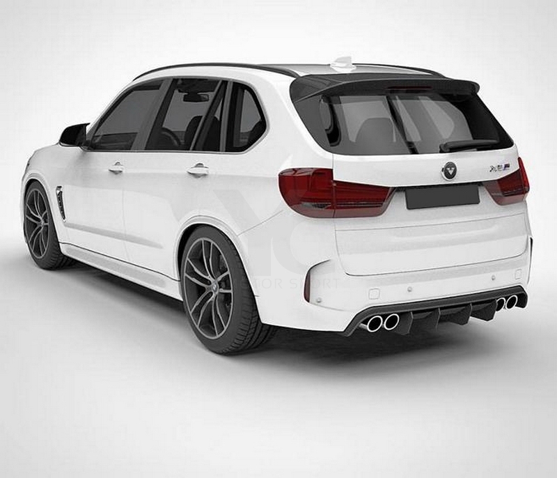 2015-2018 BMW F85 X5M F86 X6M VRS AERO Style Rear Diffuser Dry Carbon Fiber