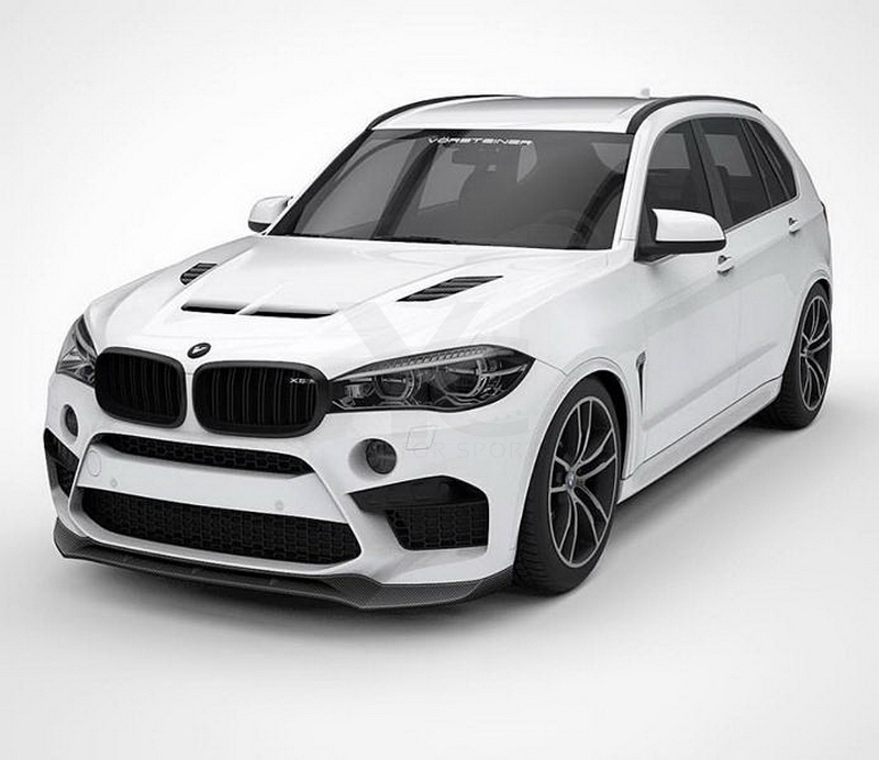 2015-2018 BMW F85 X5M F86 X6M VRS AERO Style Front Lip Dry Carbon Fiber