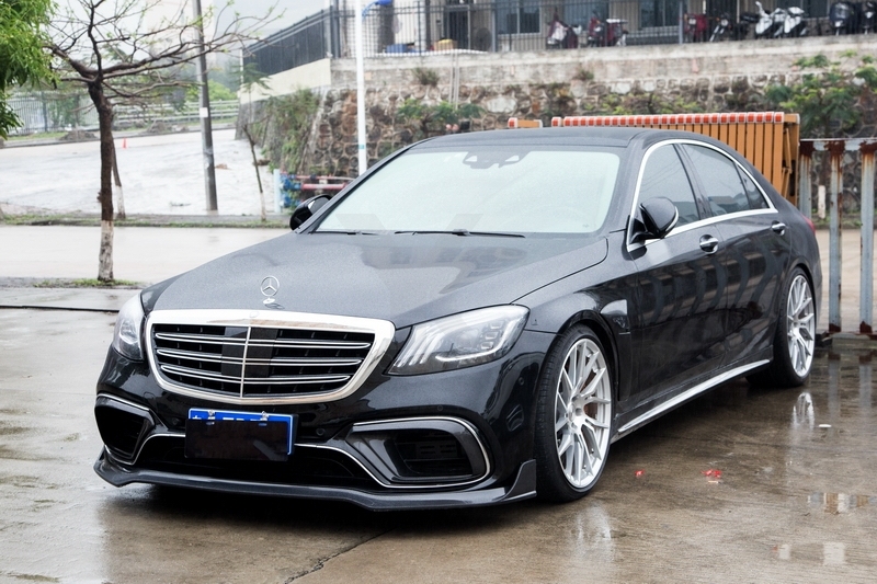 2017-2020 Mercedes Benz W222.2 S63 Pre-Facelift BRBS Style Body Kit Carbon Fiber