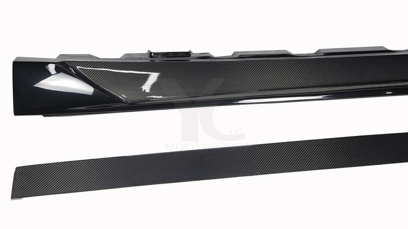 2017-2020 Mercedes Benz W222.2 S63 MS Style Side Skirts PCF with Underboard Carbon Fiber