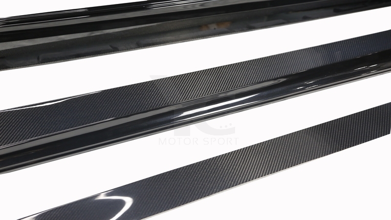 2017-2020 Mercedes Benz W222.2 S63 MS Style Side Skirts PCF with Underboard Carbon Fiber