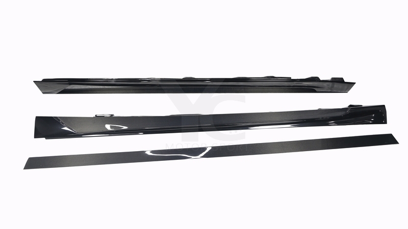 2017-2020 Mercedes Benz W222.2 S63 MS Style Side Skirts PCF with Underboard Carbon Fiber