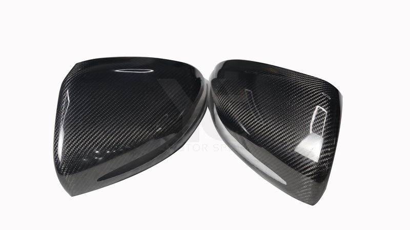 2017-2020 Mercedes Benz W222.2 S63 MS Style Side Mirror Frame Carbon Fiber