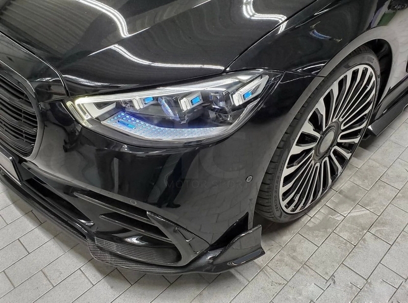 2021-2023 Mercedes Benz W223.1 MS Style Front Lip Full Carbon Fiber