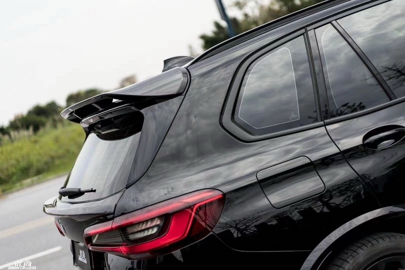 2019-2022 BMW G05 X5 MS Black Knight Style Roof Wing Carbon Fiber