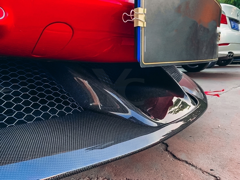 2020-2022 Ferrari SF90 OEM Style Front Bumper Center Air Duct Dry Carbon Fiber