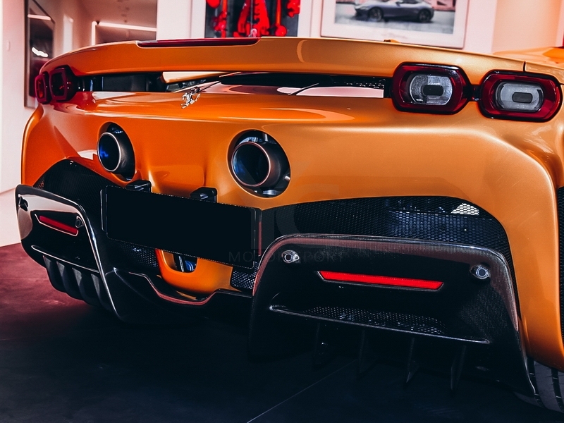 2020-2022 Ferrari SF90 OEM Style Rear Diffuser Dry Carbon Fiber