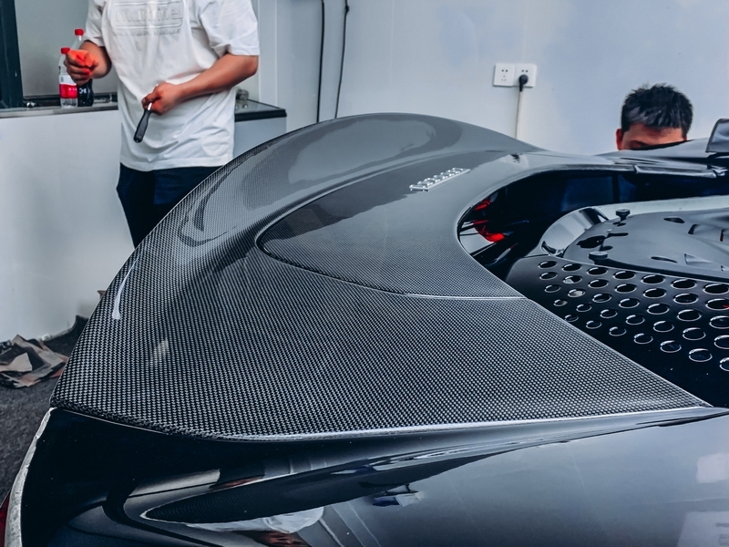 2020-2022 Ferrari SF90 Assetto Fiorano Style Rear Wing Dry Carbon Fiber