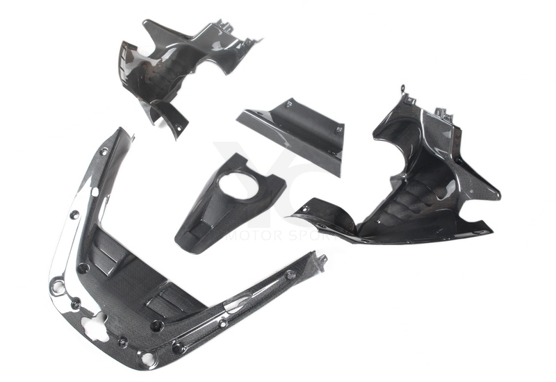 2020-2022 Ferrari SF90 OEM Style Rear Engine Bay Panel Kit Dry Carbon Fiber