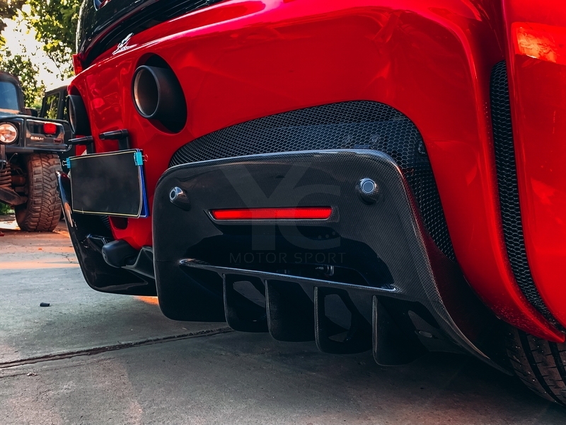 2020-2022 Ferrari SF90 OEM Style Rear Diffuser Dry Carbon Fiber