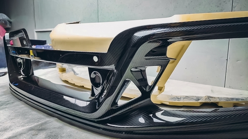 2019-2022 Porsche 911 992.1 Carrera& Targa  & Turbo S TA Style Front Bumper Dry Carbon Fiber