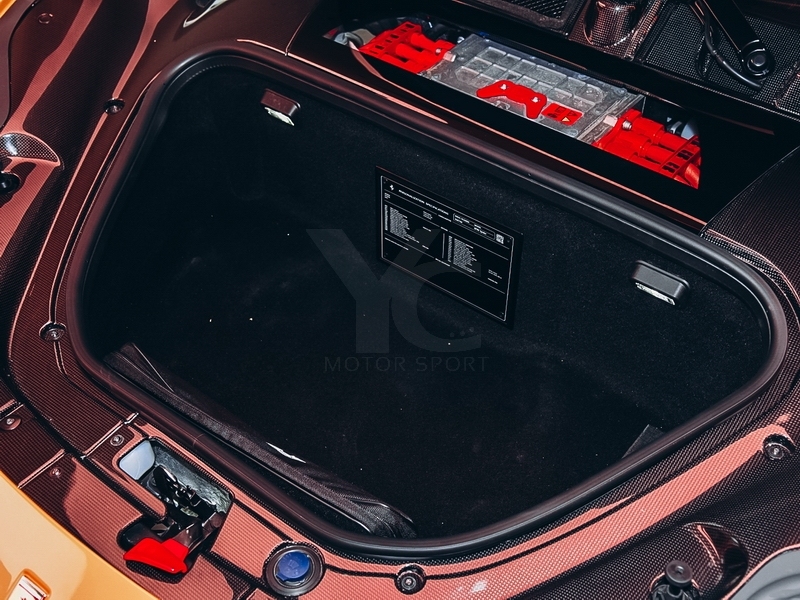 2020-2022 Ferrari SF90 OEM Style Front Trunk Lid Bay Panel Kit Dry Carbon Fiber