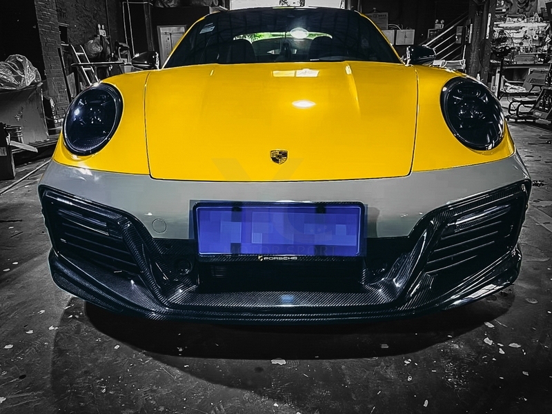 2019-2022 Porsche 911 992.1 Carrera& Targa  & Turbo S TA Style Front Bumper Dry Carbon Fiber