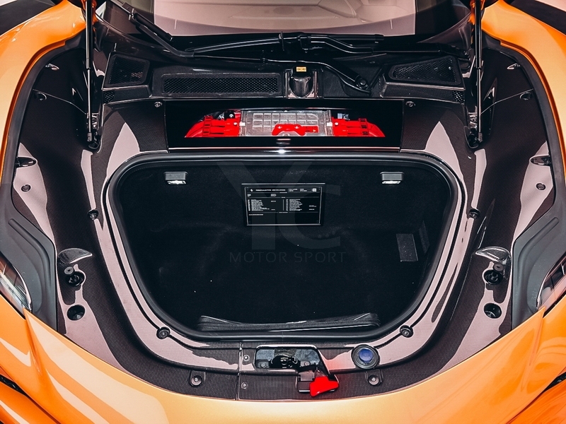 2020-2022 Ferrari SF90 OEM Style Front Trunk Lid Bay Panel Kit Dry Carbon Fiber