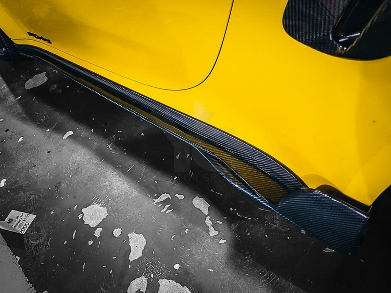 2019-2022 Porsche 911 992.1 Turbo S TA Style Side Skirts Dry Carbon Fiber
