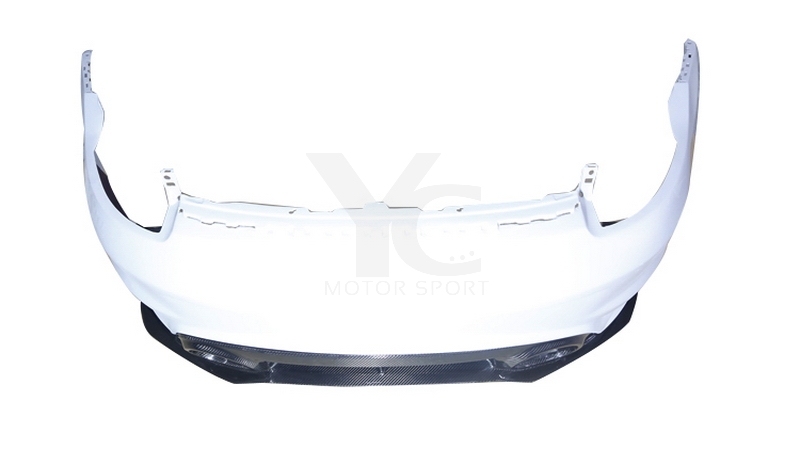 2019-2022 Porsche 911 992.1 Carrera & S & 4 & 4S Turbo-S-Conversion Rear Bumper with Diffuser Portion Dry Carbon Fiber