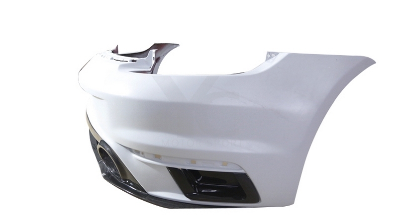 2019-2022 Porsche 911 992.1 Carrera & S & 4 & 4S Turbo-S-Conversion Rear Bumper with Diffuser Portion Dry Carbon Fiber