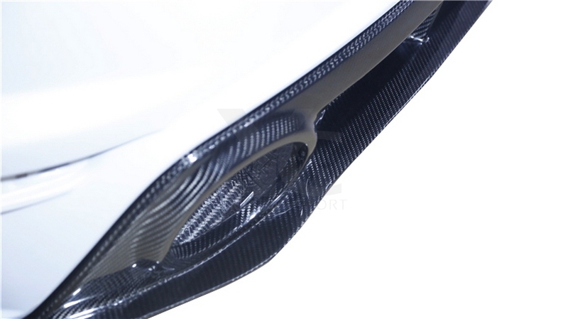 2019-2022 Porsche 911 992.1 Carrera & S & 4 & 4S Turbo-S-Conversion Rear Bumper with Diffuser Portion Dry Carbon Fiber