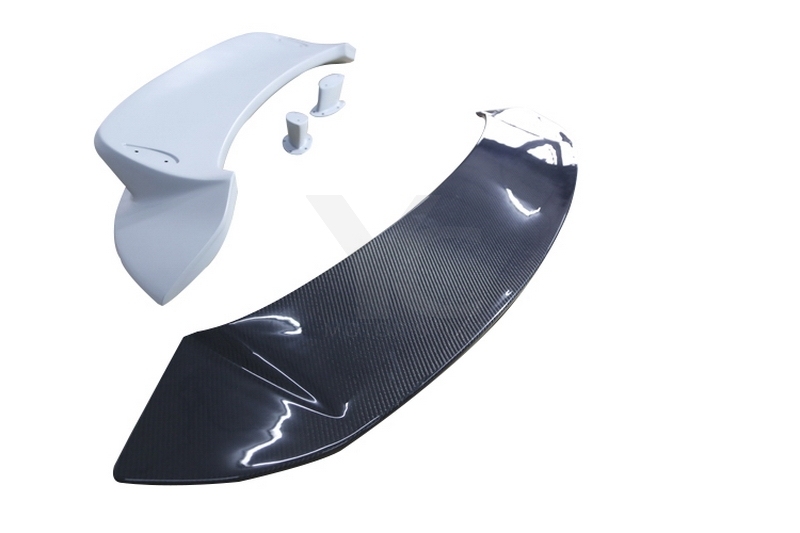 2019-2022 Porsche 911 992.1 Carrera & S & 4 & 4S Turbo-S-Conversion Rear Wing Spoiler with Stands & Base Dry Carbon Fiber