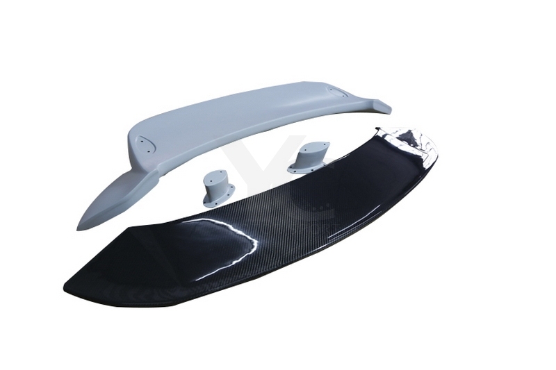 2019-2022 Porsche 911 992.1 Carrera & S & 4 & 4S Turbo-S-Conversion Rear Wing Spoiler with Stands & Base Dry Carbon Fiber