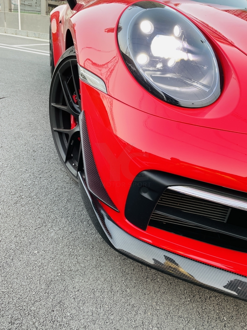 2019-2022 Porsche 911 992.1 Carrera & S & 4 & 4S Sport D MIW Performance Style Canards Dry Carbon Fiber