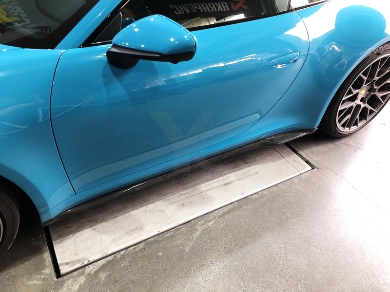 2019-2022 Porsche 911 992.1 Carrera & S & 4 & 4S MIW Performance Style Side Skirt Underboard Dry Carbon Fiber