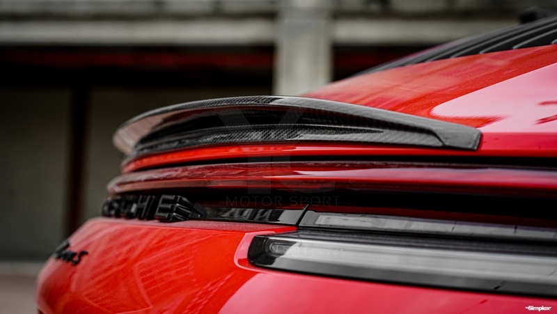 2019-2022 Porsche 911 992.1 Carrera & S & 4 & 4S MIW Performance Style Trunk Spoiler Dry Carbon Fiber