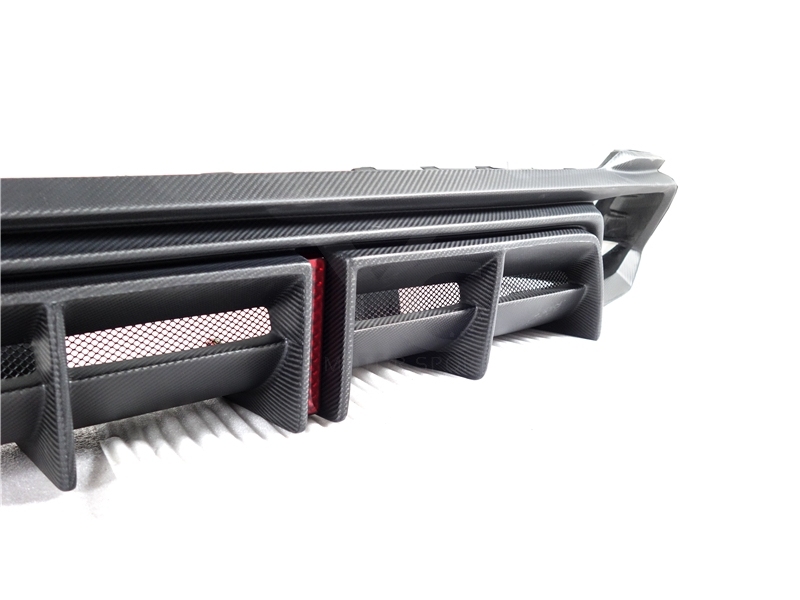 Carbon Fiber Matte Finish 2017-2022 Audi RS4 B9 B9.5 Avant RS01R Rear Diffuser