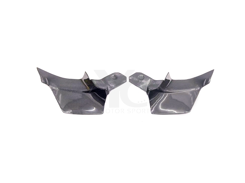 Dry Carbon Fiber DCF OEM Style Headlight Air Intake Panel Fit For 2022-2023 Ferrari 296 GTB