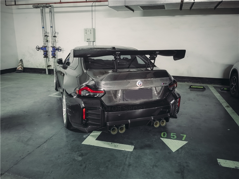 Dry Carbon Fiber DCF CSL Style Trunk Fit For 2023-2024 BMW G87 M2 Rear Trunk boot lid