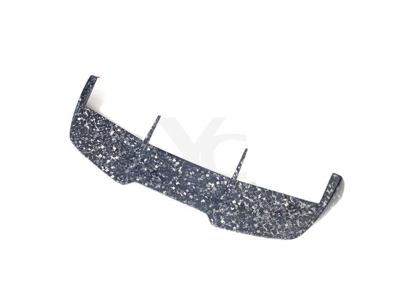Forged Carbon Weave Roof Spoiler Wing Fit For 2019-2022 Audi RS6 Avant C8 BKSS Style Roof Spoiler Carbon Fiber CF