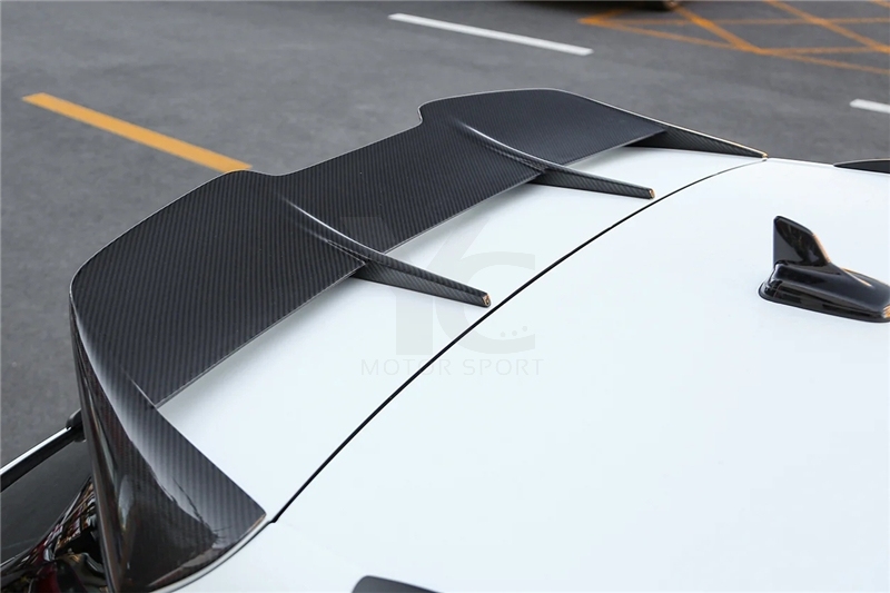 Carbon Fiber CF Roof Spoiler Wing Fit For 2019-2022 Audi RS6 Avant C8 BKSS Style Roof Spoiler