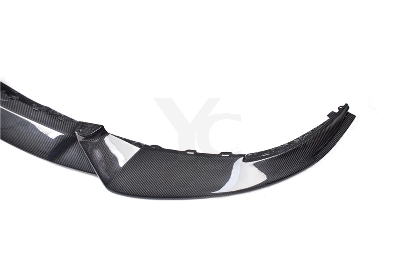 Carbon Fiber CF MS Style Front Lip & Splitter Fit For 2019-2022 Porsche Taycan J1 4/4S
