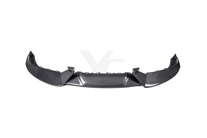 Carbon Fiber CF MS Style Front Lip & Splitter Fit For 2019-2022 Porsche Taycan J1 4/4S
